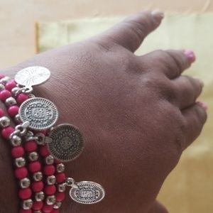 Pink Stretchy Bracelet